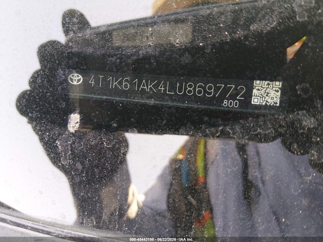 4T1K61AK4LU869772 Toyota CAMRY XSE