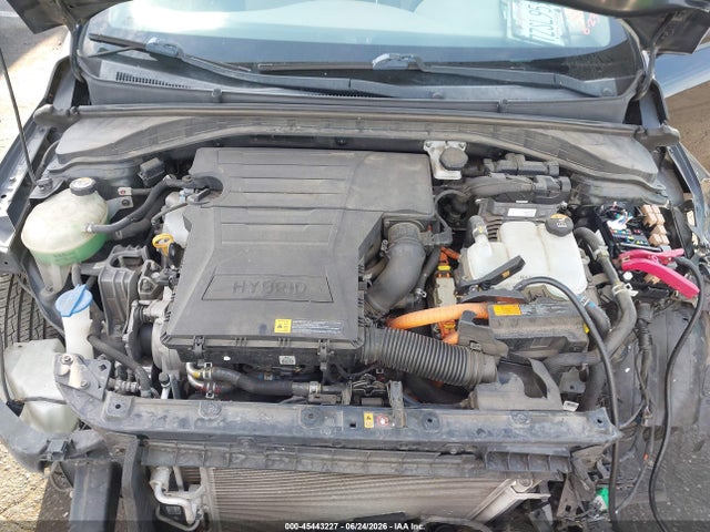 KMHC65LC0HU049505 Hyundai Ioniq Hybrid Blue