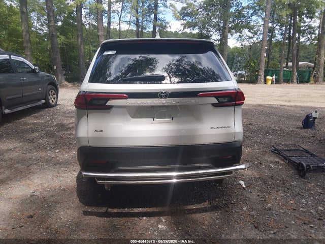 Продажа на аукционе авто 2024 Toyota Grand Highlander Platinum, vin: 5TDAAAB5XRS043447, номер лота: 45443870