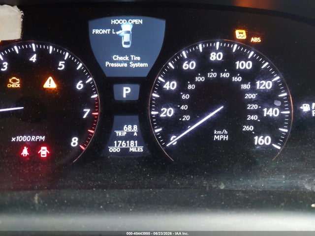 2007 Lexus Ls 460 მანქანა იყიდება აუქციონზე, vin: JTHBL46F775037710, აუქციონის ნომერი: 45443995