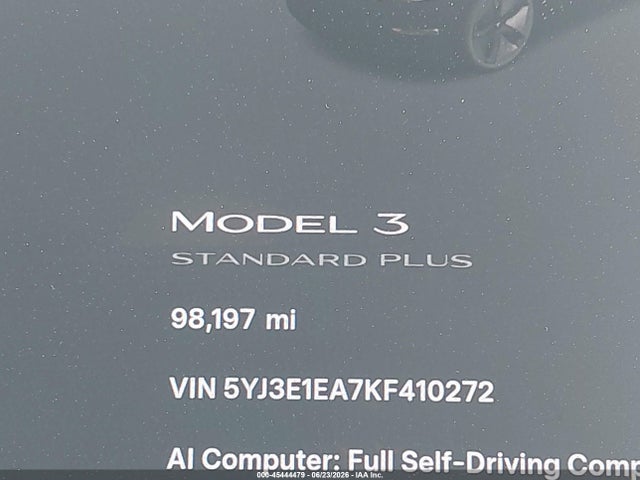 Tesla Model 3 Long Range/mid Range/standard Range/standard Range Plus 2019 5YJ3E1EA7KF410272 Image 14