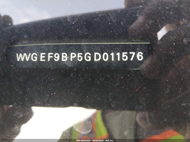 Aukcja sprzedaży 2016 Volkswagen Touareg Vr6 Executive, vin: WVGEF9BP5GD011576, numer aukcji: 45444483