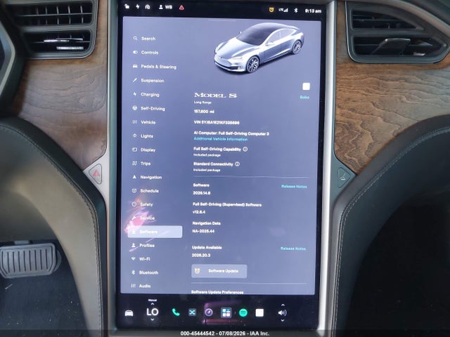 Tesla Model S 100d/75d/long Range/standard Range 2019 5YJSA1E21KF335696 Image 7