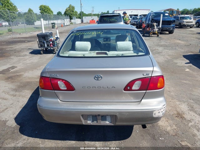 2000 Toyota Corolla Le მანქანა იყიდება აუქციონზე, vin: 2T1BR12E9YC267927, აუქციონის ნომერი: 45444804