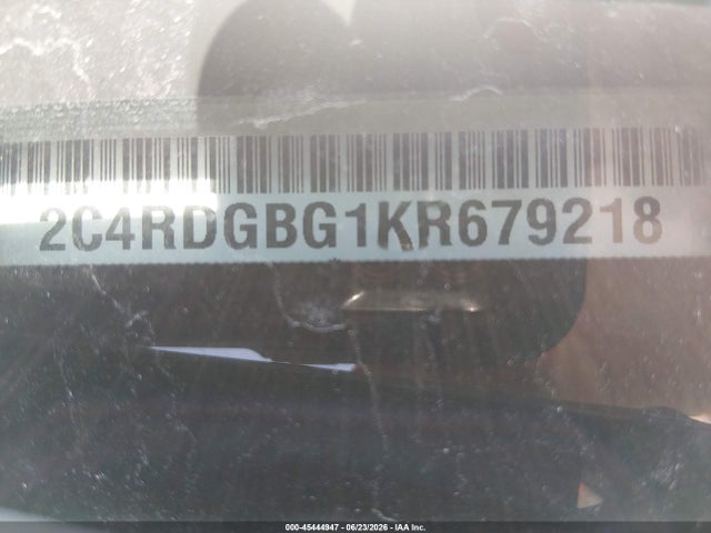 Продаж на аукціоні авто 2019 Dodge Grand Caravan Se, vin: 2C4RDGBG1KR679218, номер лоту: 45444947