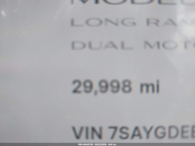 45445109 :رقم المزاد ، 7SAYGDEE8PF807391 vin ، 2023 Tesla Model Y Awd/long Range Dual Motor All-wheel Drive مزاد بيع