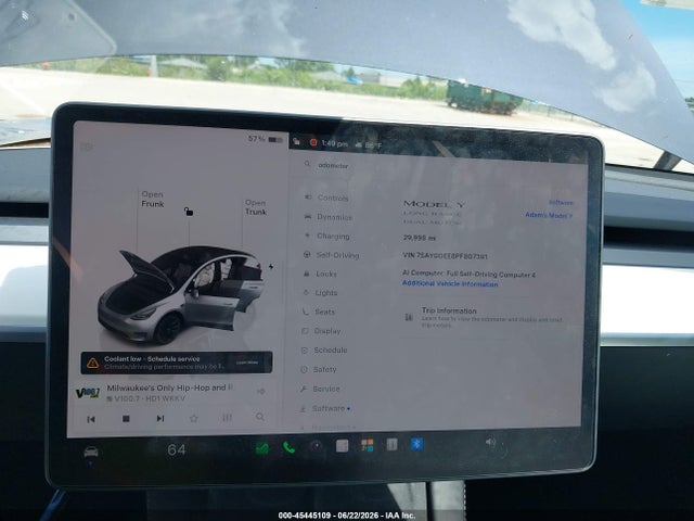 45445109 :رقم المزاد ، 7SAYGDEE8PF807391 vin ، 2023 Tesla Model Y Awd/long Range Dual Motor All-wheel Drive مزاد بيع