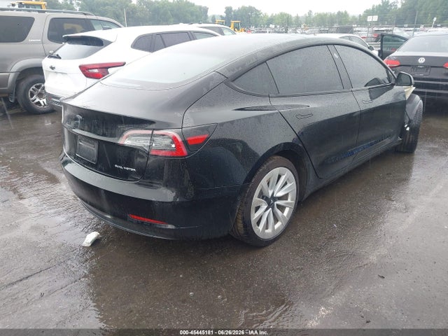 Auction sale of the 2022 Tesla Model 3 Long Range Dual Motor All-wheel Drive, vin: 5YJ3E1EB7NF110034, lot number: 45445181