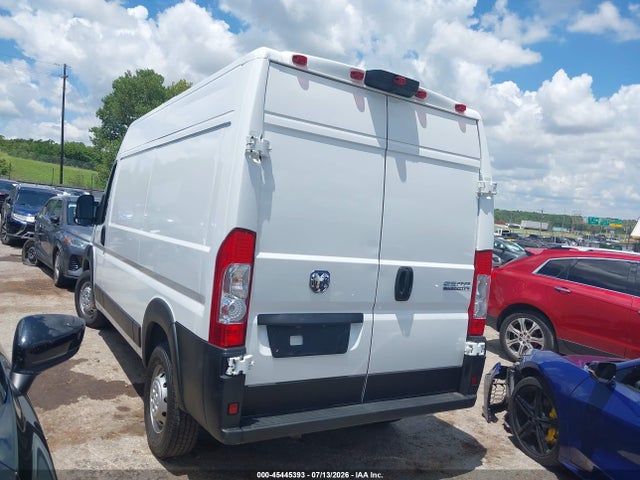 Aukcja sprzedaży 2025 Ram Promaster 2500 Tradesman High Roof 136 Wb W/pass Seat, vin: 3C6LRVCG9SE513256, numer aukcji: 45445393