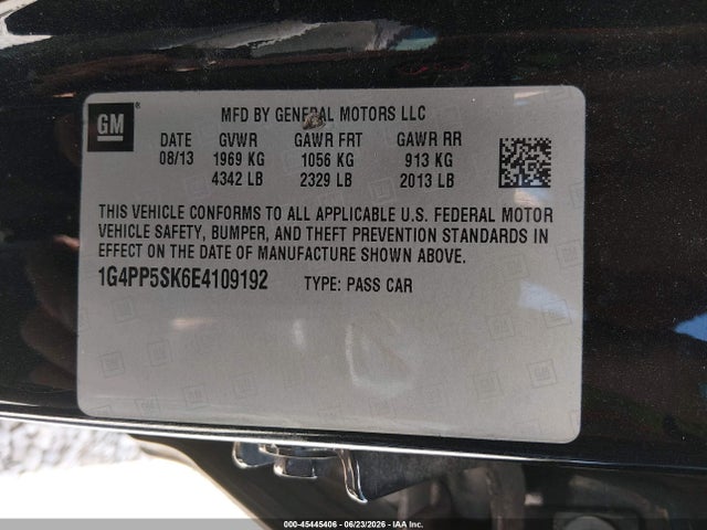 Aukcja sprzedaży 2014 Buick Verano, vin: 1G4PP5SK6E4109192, numer aukcji: 45445406