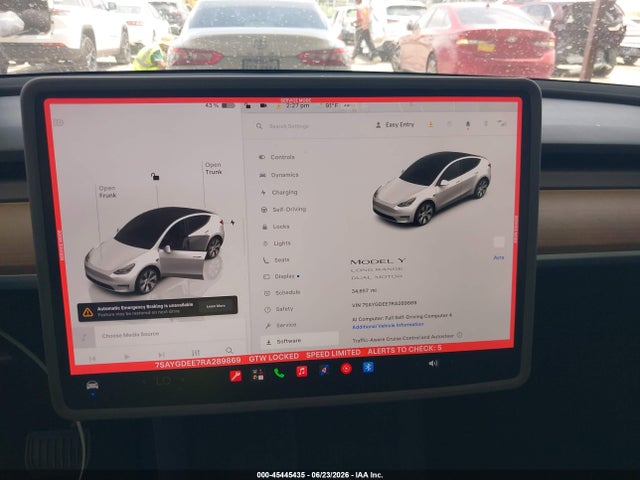 Продаж на аукціоні авто 2024 Tesla Model Y Long Range Dual Motor All-wheel Drive, vin: 7SAYGDEE7RA289869, номер лоту: 45445435