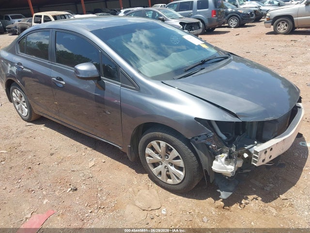 2012 Honda Civic Lx მანქანა იყიდება აუქციონზე, vin: 19XFB2F56CE087398, აუქციონის ნომერი: 45445651