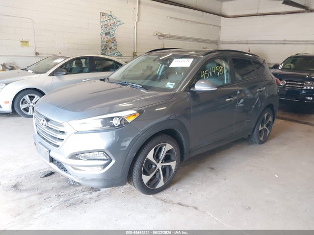 2016 Hyundai Tucson Limited მანქანა იყიდება აუქციონზე, vin: KM8J3CA28GU048826, აუქციონის ნომერი: 45445821
