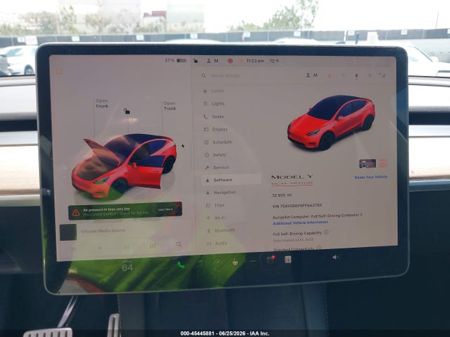 Aukcja sprzedaży 2023 Tesla Model Y Performance Dual Motor All-wheel Drive, vin: 7SAYGDEF6PF643793, numer aukcji: 45445881