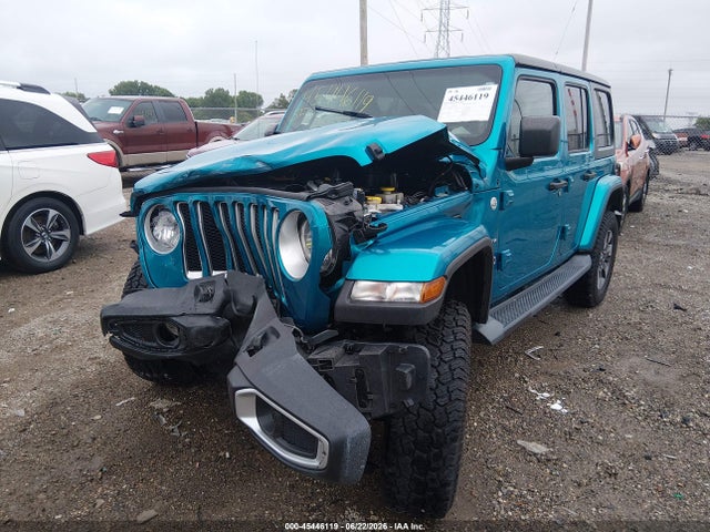 Aukcja sprzedaży 2019 Jeep Wrangler Unlimited Sahara 4x4, vin: 1C4HJXENXKW618228, numer aukcji: 45446119