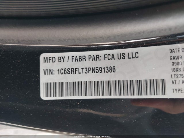 1C6SRFLT3PN591386 RAM 1500 Rebel