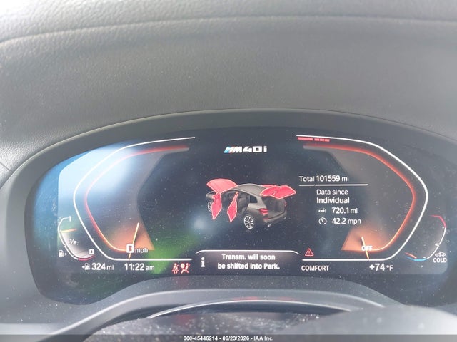 45446214 :رقم المزاد ، 5UXTY9C04M9F40086 vin ، 2021 Bmw X3 M40i مزاد بيع