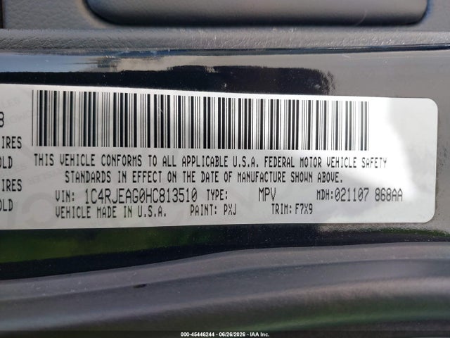 Jeep Grand Cherokee Laredo 2017 1C4RJEAG0HC813510 Image 17