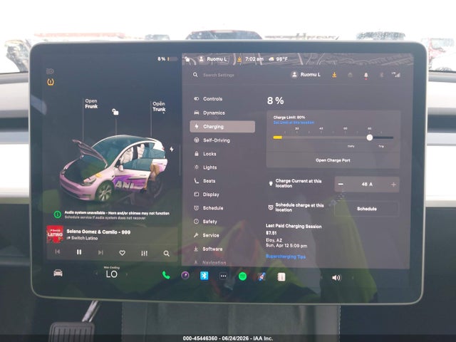 Aukcja sprzedaży 2024 Tesla Model Y Long Range Dual Motor All-wheel Drive, vin: 7SAYGAEE1RF030828, numer aukcji: 45446360