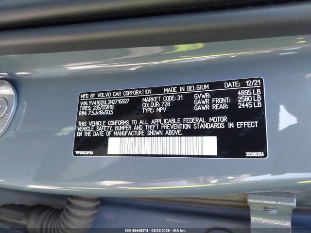 YV4162UL2N2716927 Volvo Xc40 T5 Inscription