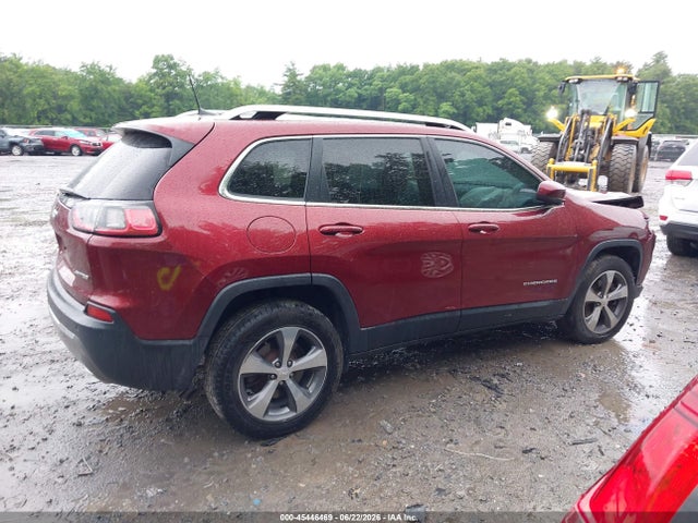 Продаж на аукціоні авто 2019 Jeep Cherokee Limited 4x4, vin: 1C4PJMDX2KD126706, номер лоту: 45446469