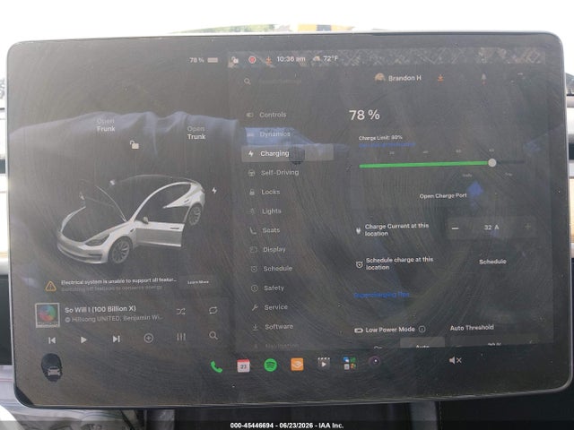 Продаж на аукціоні авто 2021 Tesla Model 3 Standard Range Plus Rear-wheel Drive, vin: 5YJ3E1EA7MF073542, номер лоту: 45446694
