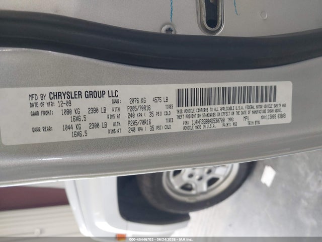 2010 Jeep Patriot Sport მანქანა იყიდება აუქციონზე, vin: 1J4NF2GB8AD530700, აუქციონის ნომერი: 45446703