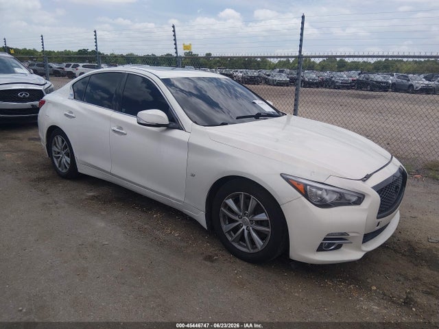 45446747 :رقم المزاد ، JN1BV7AP6EM688832 vin ، 2014 Infiniti Q50 Premium مزاد بيع