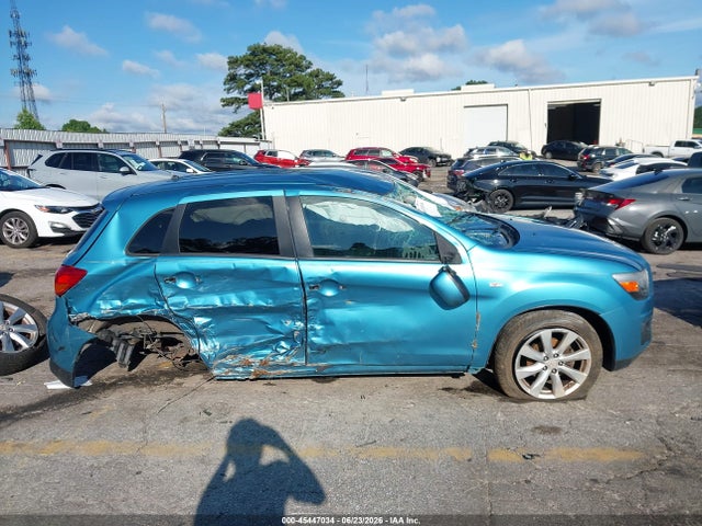 2014 Mitsubishi Outlander Sport Es მანქანა იყიდება აუქციონზე, vin: 4A4AP3AU3EE006509, აუქციონის ნომერი: 45447034