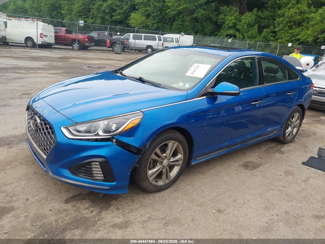 2018 Hyundai Sonata Sport მანქანა იყიდება აუქციონზე, vin: 5NPE34AF3JH627707, აუქციონის ნომერი: 45447484