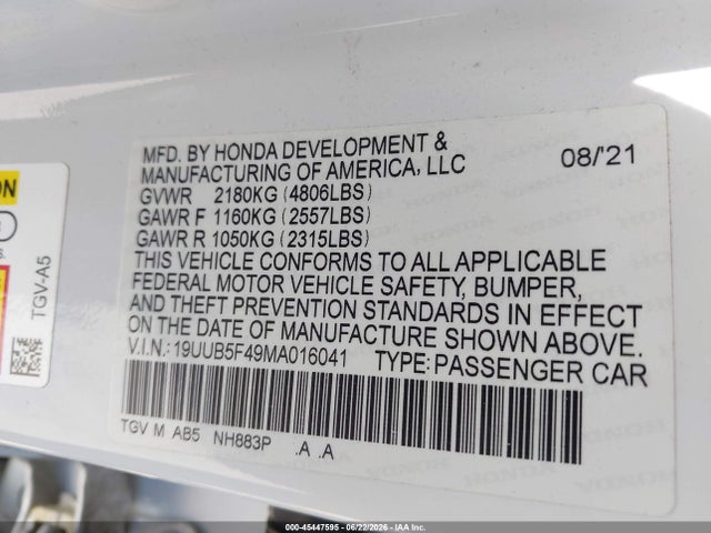 Acura Tlx Technology Package 2021 19UUB5F49MA016041 Image 9