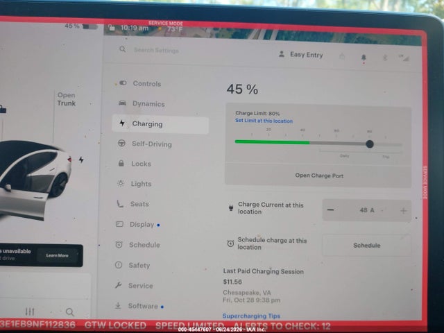 2022 Tesla Model 3 Long Range Dual Motor All-wheel Drive მანქანა იყიდება აუქციონზე, vin: 5YJ3E1EB9NF112836, აუქციონის ნომერი: 45447607
