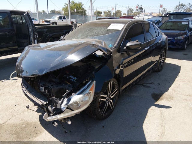45447754 :رقم المزاد ، 1HGCR2F52GA079095 vin ، 2016 Honda Accord Sport مزاد بيع