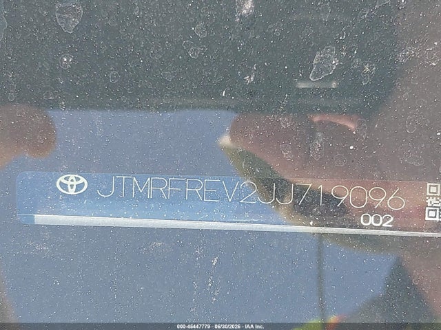 Продажа на аукционе авто 2018 Toyota Rav4 Xle, vin: JTMRFREV2JJ719096, номер лота: 45447779