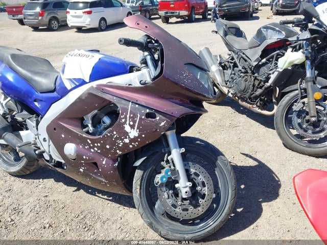 45448097 :رقم المزاد ، JYA5AHE014A043705 vin ، 2004 Yamaha Yzf600 R مزاد بيع