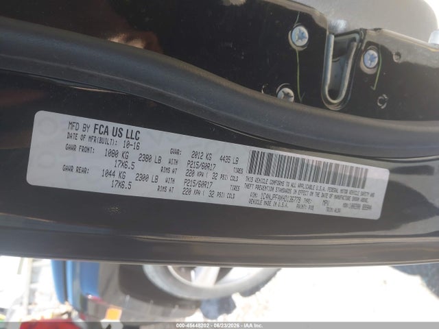 Продаж на аукціоні авто 2017 Jeep Patriot High Altitude, vin: 1C4NJPFAXHD136779, номер лоту: 45448202
