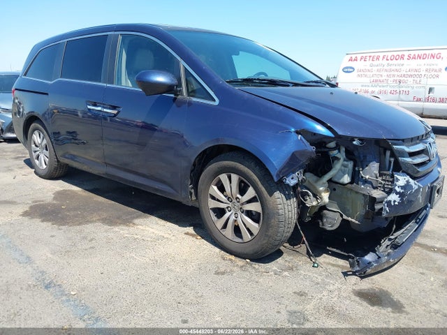 45448203 :رقم المزاد ، 5FNRL5H65FB055560 vin ، 2015 Honda Odyssey Ex-l مزاد بيع