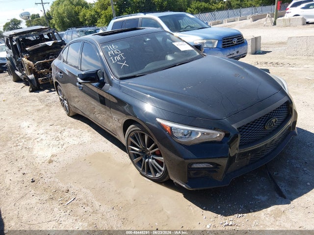 2017 Infiniti Q50 3.0t Red Sport 400 მანქანა იყიდება აუქციონზე, vin: JN1FV7AR1HM870929, აუქციონის ნომერი: 45448291