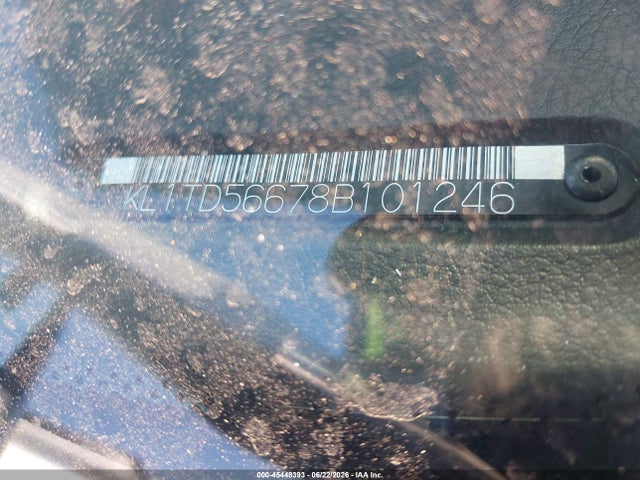 Продаж на аукціоні авто 2008 Chevrolet Aveo Ls, vin: KL1TD56678B101246, номер лоту: 45448393