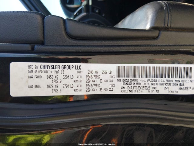 1C4RJFAG9EC155820 Jeep Grand Cherokee Laredo