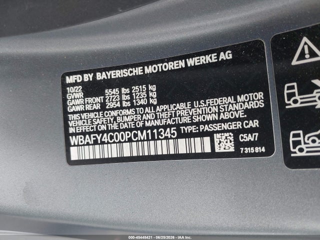 BMW M850i Xdrive 2023 WBAFY4C00PCM11345 Image 9