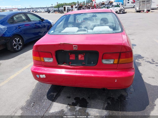 1996 Honda Civic Dx მანქანა იყიდება აუქციონზე, vin: 1HGEJ6122TL069816, აუქციონის ნომერი: 45448462