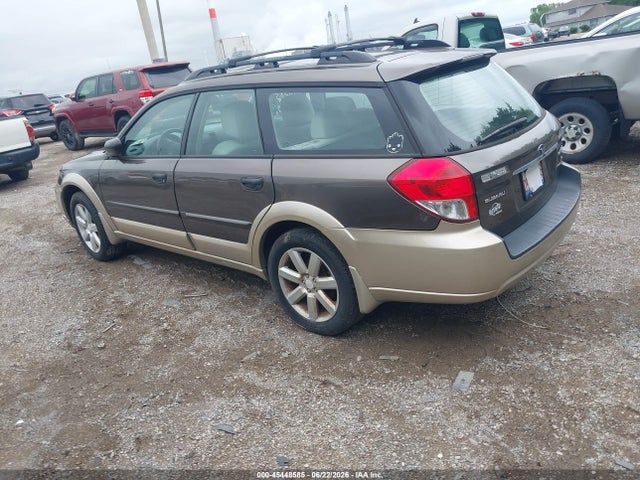 Aukcja sprzedaży 2008 Subaru Outback (natl) I/ll Bean W/nav/ll Bean W/nav/vdc, vin: 4S4BP61C087318506, numer aukcji: 45448585