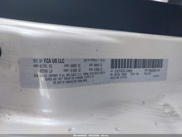 Fiat 500E BATTERY ELECTRIC 2016 3C3CFFGE5GT120829 Image 9