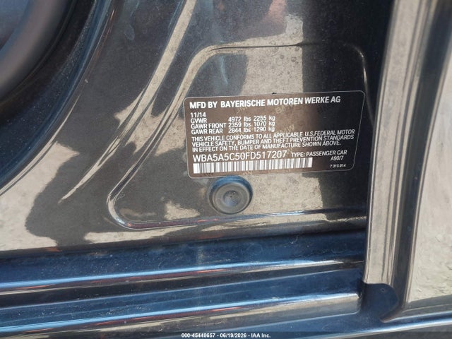 WBA5A5C50FD517207 BMW 528I