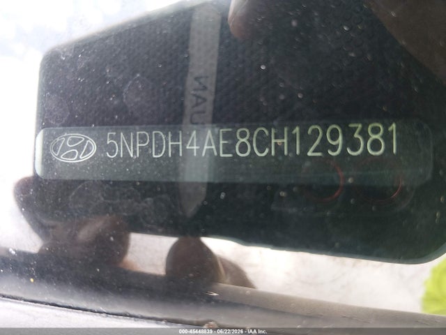 Aukcja sprzedaży 2012 Hyundai Elantra Gls, vin: 5NPDH4AE8CH129381, numer aukcji: 45448839