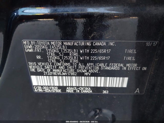 Toyota RAV4 LE 2018 2T3ZFREV6JW417862 Image 9