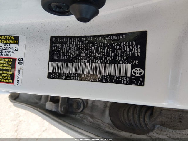 Toyota COROLLA LE 2017 5YFBURHE0HP607163 Image 9