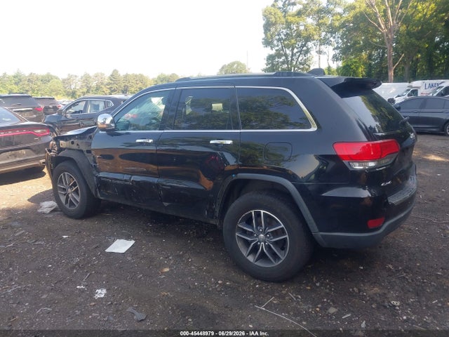 2017 Jeep Grand Cherokee Limited მანქანა იყიდება აუქციონზე, vin: 1C4RJFBG6HC862599, აუქციონის ნომერი: 45448979