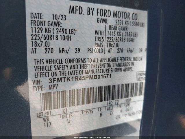 Ford Mustang Mach-e Select 2023 3FMTK1R45PMB01671 Image 9